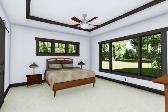Interior - Master Bedroom for Craftsman House Plan #1069-12 - 4 bed, 3.5 bath