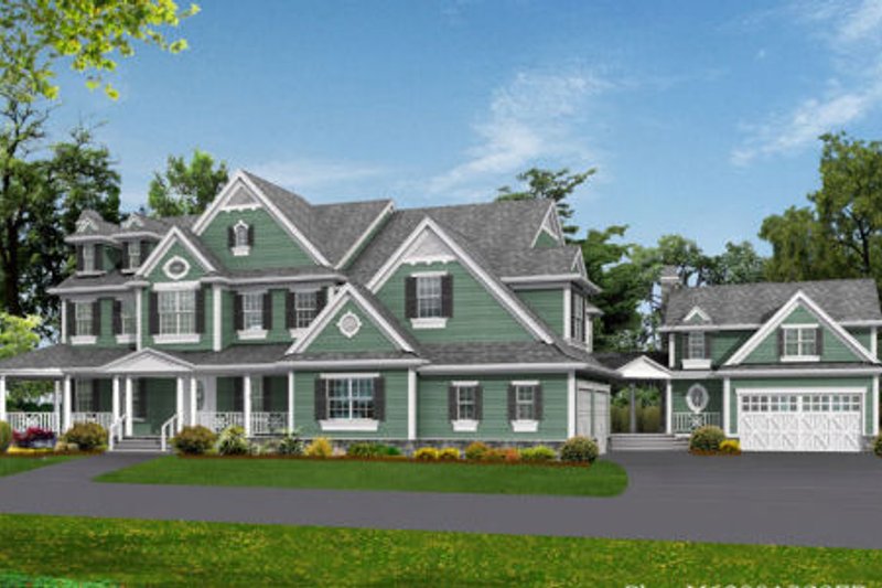 Home Plan - Country Exterior - Front Elevation Plan #132-180
