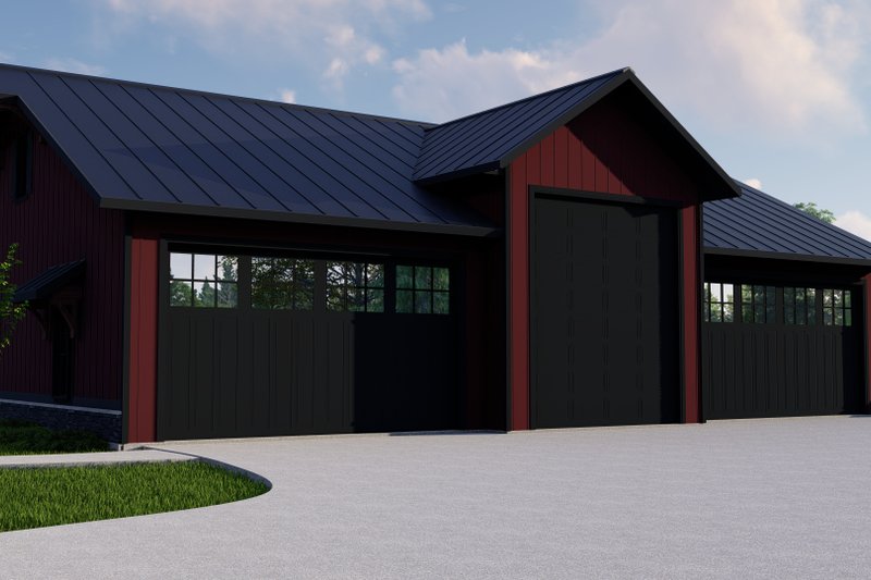 House Plan Design - Exterior - Other Elevation 2 for Barndominium House Plan #1064-106 - 3 bed, 2.5 bath