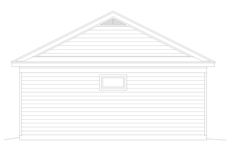 Dream House Plan - Exterior - Other Elevation for Craftsman House Plan #932-656, 0.5 bath