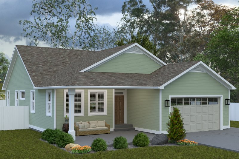 Dream House Plan - Exterior - Front Elevation 4 for Farmhouse House Plan #1060-415 - 3 bed, 2.5 bath