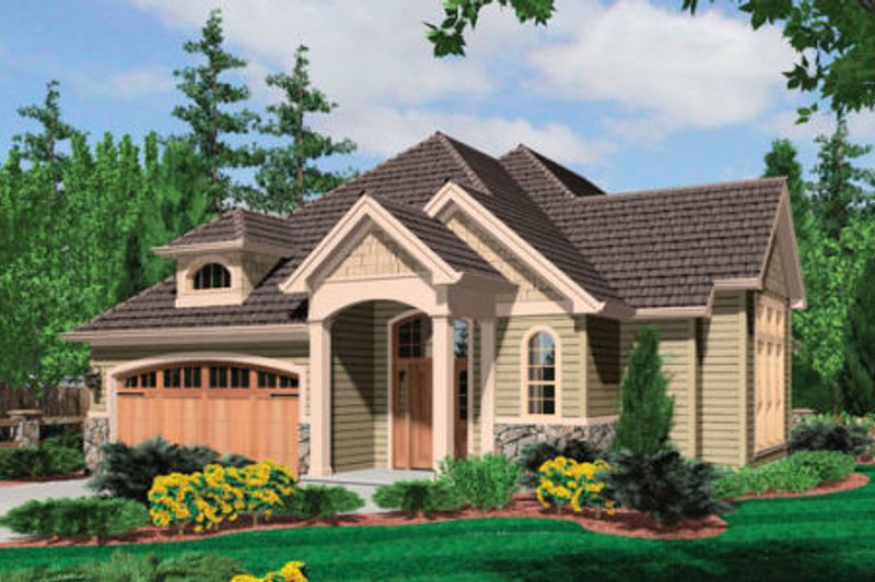 Home Plan - Traditional Exterior - Front Elevation Plan #48-375