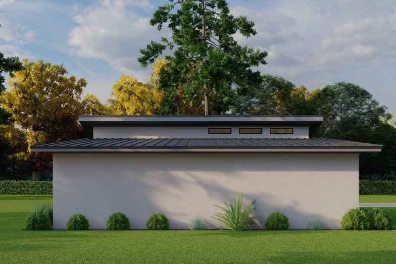 House Blueprint - Exterior - Other Elevation 3 for Modern House Plan #923-434 - 3 bed, 2 bath