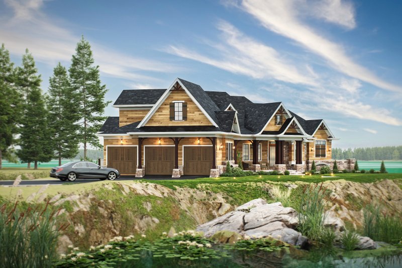 Dream House Plan - Exterior - Front Elevation 4 for Cottage House Plan #54-723 - 2 bed, 2.5 bath