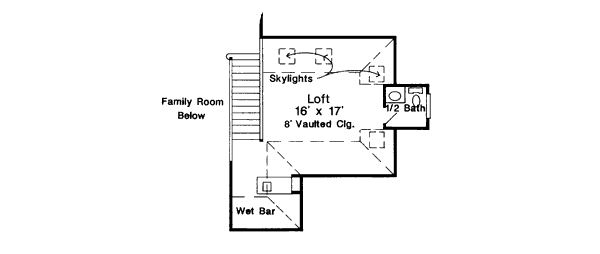 Home Plan - European Floor Plan - Upper Floor Plan #410-357
