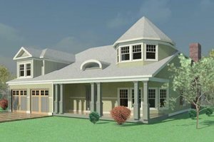 Traditional Exterior - Front Elevation Plan #524-11
