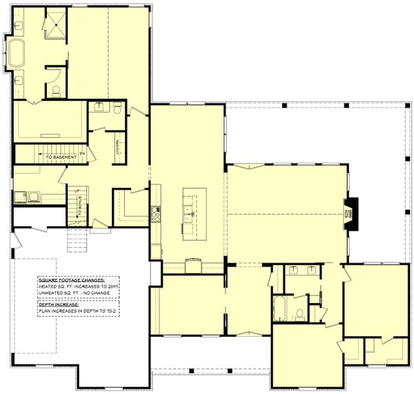 Farmhouse Style House Plan - 3 Beds 2.5 Baths 2792 Sq/Ft Plan #430-299 ...
