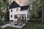 European Style House Plan - 3 Beds 1.5 Baths 1496 Sq/Ft Plan #23-281 
