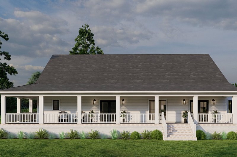 House Blueprint - Exterior - Other Elevation 3 for Farmhouse House Plan #923-348 - 3 bed, 2.5 bath