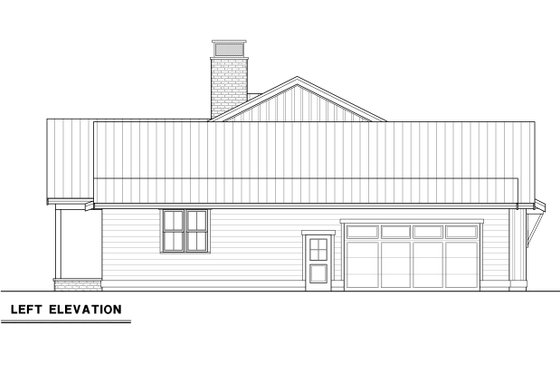 Exterior - Other Elevation for Farmhouse House Plan #1070-232 - 3 bed, 2.5 bath