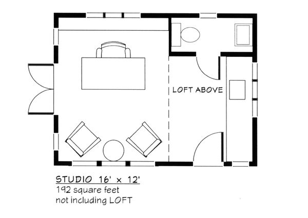 Craftsman Floor Plan - Main Floor Plan #917-25