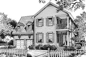 Traditional Exterior - Front Elevation Plan #417-271