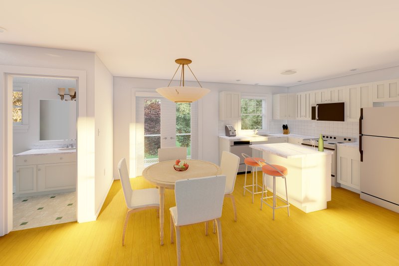 Dream House Plan - Interior - Dining Room for Country House Plan #126-244 - 2 bed, 2 bath