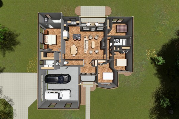 Architectural House Design - Traditional Floor Plan - Other Floor Plan #20-372