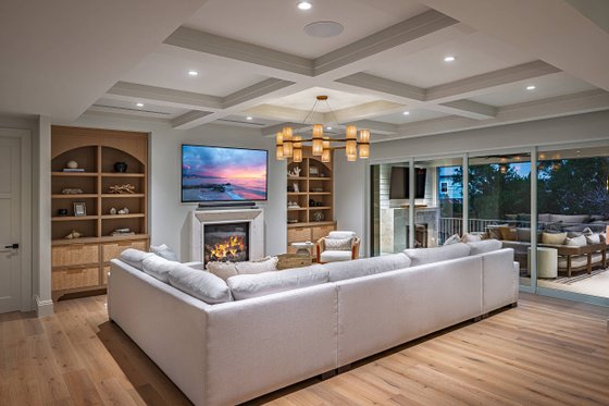 Interior - Family Room 2 for Cottage House Plan #938-162 - 4 bed, 4.5 bath