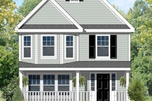 Country Exterior - Front Elevation Plan #1053-28