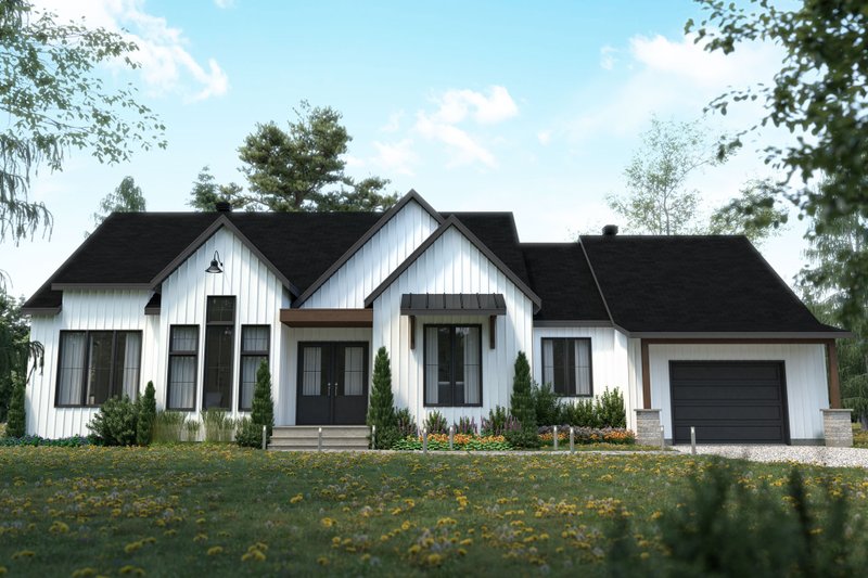 House Plan Design - Craftsman Exterior - Front Elevation Plan #23-2745