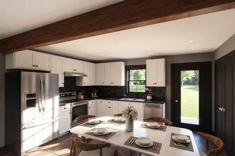 Home Plan - Interior - Kitchen 1 for Country House Plan #1064-469 - 2 bed, 1 bath