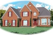 European Style House Plan - 4 Beds 3 Baths 2567 Sq/Ft Plan #81-967 