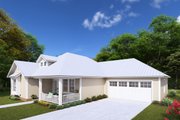 Traditional Style House Plan - 3 Beds 2 Baths 1376 Sq/Ft Plan #20-1888 