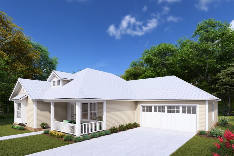 Home Plan - Exterior - Other Elevation 1 for Traditional House Plan #20-1888 - 3 bed, 2 bath