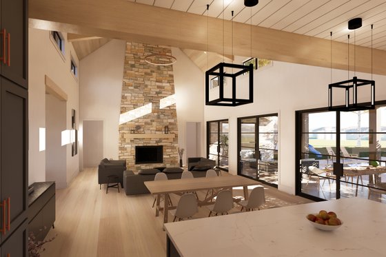 Interior - Kitchen for Farmhouse House Plan #1096-40 - 4 bed, 4.5 bath