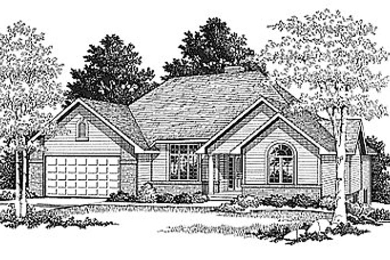 Dream House Plan - Traditional Exterior - Front Elevation Plan #70-143