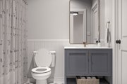 Farmhouse Style House Plan - 3 Beds 2 Baths 1613 Sq/Ft Plan #455-593 