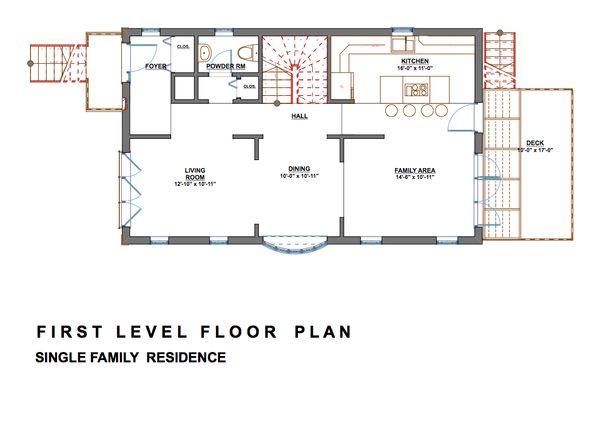 Modern Floor Plan - Main Floor Plan #535-2