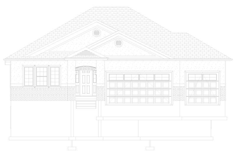 Home Plan - Exterior - Front Elevation 10 for Craftsman House Plan #1060-503 - 2 bed, 2 bath