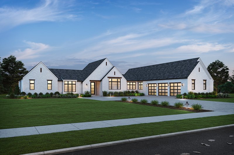 Architectural House Design - European Exterior - Front Elevation Plan #48-1118