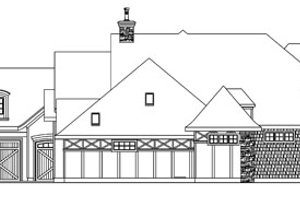 Exterior - Other Elevation for Tudor House Plan #124-748 - 3 bed, 2.5 bath