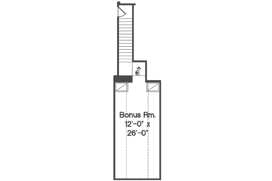 Floor Plan - Other Floor for European House Plan #135-134 - 3 bed, 3.5 bath