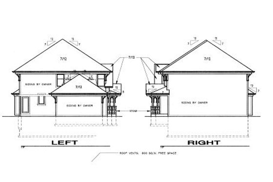 Exterior - Other Elevation for Craftsman House Plan #6-212 - 4 bed, 3.5 bath