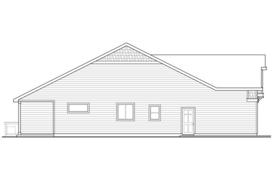Exterior - Other Elevation for Craftsman House Plan #124-867 - 3 bed, 2.5 bath