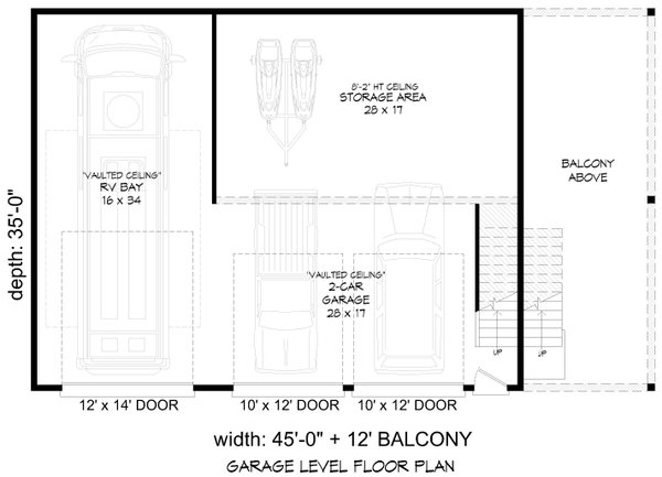 Contemporary Floor Plan - Main Floor Plan #932-1250