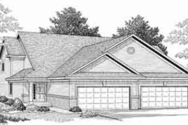 House Blueprint - Traditional Exterior - Front Elevation Plan #70-711