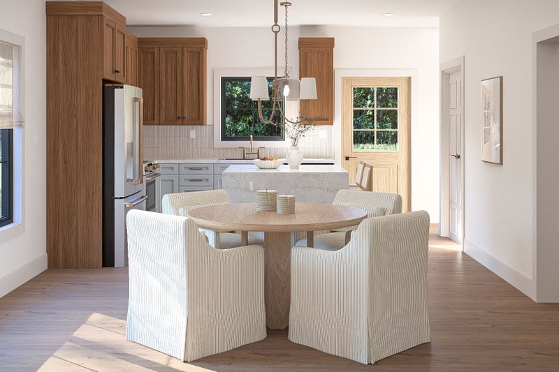 House Blueprint - Interior - Dining Room for Traditional House Plan #455-786 - 3 bed, 2.5 bath