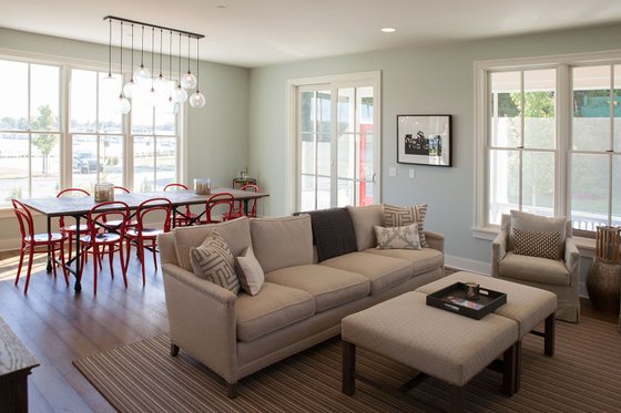 Interior - Family Room for Farmhouse House Plan #901-140 - 3 bed, 2.5 bath