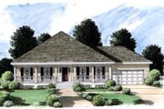 Cottage Style House Plan - 3 Beds 2 Baths 1500 Sq/Ft Plan #37-131 