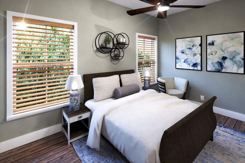 Dream House Plan - Interior - Bedroom for Cottage House Plan #44-304 - 2 bed, 2 bath