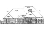 European Style House Plan - 4 Beds 3.5 Baths 2585 Sq/Ft Plan #310-851 