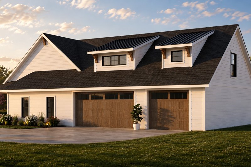 Architectural House Design - Exterior - Other Elevation 2 for Farmhouse House Plan #1064-508 - 3 bed, 2.5 bath