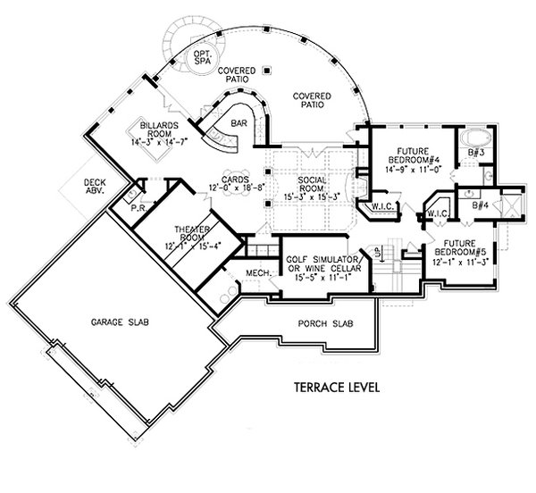 Home Plan - Craftsman Floor Plan - Other Floor Plan #54-461
