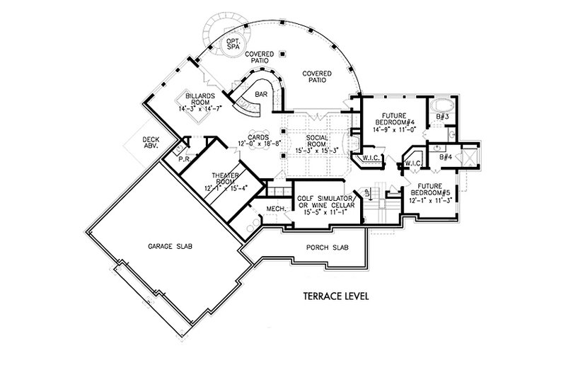 House Plan Design - Floor Plan - Other Floor for Craftsman House Plan #54-461 - 3 bed, 2.5 bath
