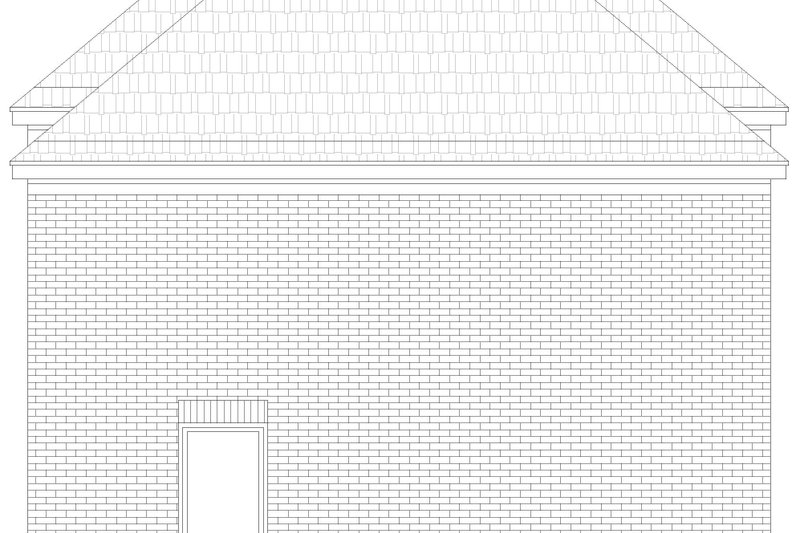 Architectural House Design - Exterior - Other Elevation 1 for Colonial House Plan #932-1152 - 1 bed, 1 bath