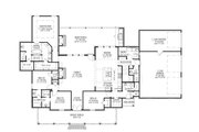 Southern Style House Plan - 4 Beds 3.5 Baths 2645 Sq/Ft Plan #1074-61 
