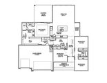 Adobe / Southwestern Style House Plan - 4 Beds 2.5 Baths 2093 Sq/Ft Plan #1073-31 