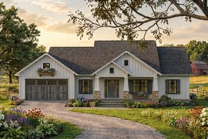 Home Plan - Exterior - Front Elevation for Craftsman House Plan #21-676 - 3 bed, 2 bath