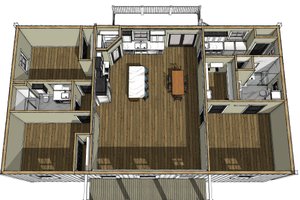 Photo for Farmhouse House Plan #44-264 - 3 bed, 2 bath